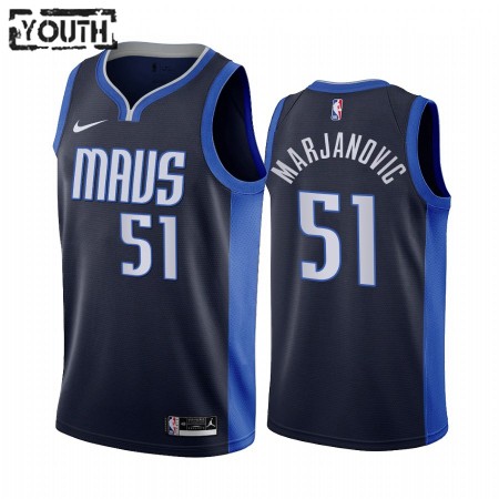 Maglia NBA Dallas Mavericks Boban Marjanovic 51 2020-21 Earned Edition Swingman - Bambino